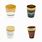 Edible Flavored Coffee Cups