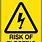 Electric Shock Warning Symbol