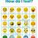 Emoji Chart of Emotions