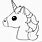 Emoji Unicorn Head Coloring Pages
