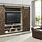 Entertainment Center with Barn Doors