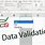 Excel Data Validation Drop Down