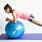 Exercise Ball Plank