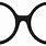 Eyeglasses Clip Art Black and White