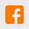 Facebook Icon Orange