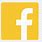 Facebook Logo Yellow