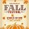 Fall Event Flyer Template Free