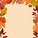 Fall Leaves Border Paper