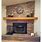 Faux Wood Fireplace Mantel