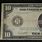 Federal Reserve Note 10 Dollar Bill