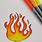 Fire Drawing Easy Pencil