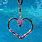 Fish Hook Heart Necklace
