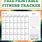 Fitness Planner Printable