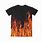 Flaming Design for T-Shirt Sublimation