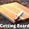 Flat Cutting Board