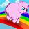 Fluffy Unicorns Dancing On Rainbows