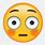 Flushed Face Emoji Text