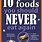 Foods You Should Never Eat