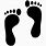 Foot Sign Symbol