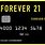 Forever 21 Credit Card