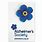 Forget Me Not Flowers Badge