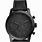 Fossil Black Leather Watch