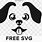 Free Dog Face SVG
