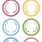 Free Editable Circle Labels Template