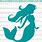Free Mermaid SVG Cricut