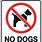 Free No Dogs Allowed Sign