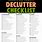 Free Printable Declutter Your Home Checklist
