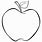 Free Printable Picture of an Apple
