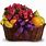 Fruit Flower Gift Basket