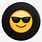 Funny Emoji Black Background