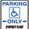 Funny Handicap Sign