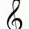 G Clef Music Notes