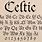 Gaelic Script Font