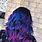 Galaxy Hair Purple Ombre
