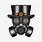 Gas Mask Top Hat