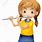 Girl Playing Flute Clip Art