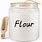Glass Flour Storage Containers