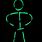 Glow in the Dark Stick Man Costume