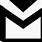 Gmail Icon Black White