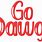 Go Dawgs Words Only SVG