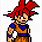 Goku SSJ Pixel Art