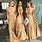 Gold Bridesmaid Dresses