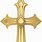 Gold Catholic Cross