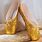Gold Dance Shoes