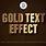 Gold Effect Photoshop