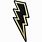 Gold Lightning Bolt